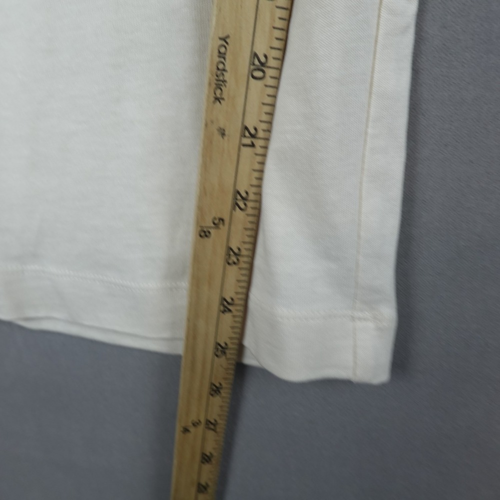 NWT ZARA Pants Flare Pull On High Rise Wide Leg Girls 9/10 Ivory Elastic Waist - Picture 5 of 8